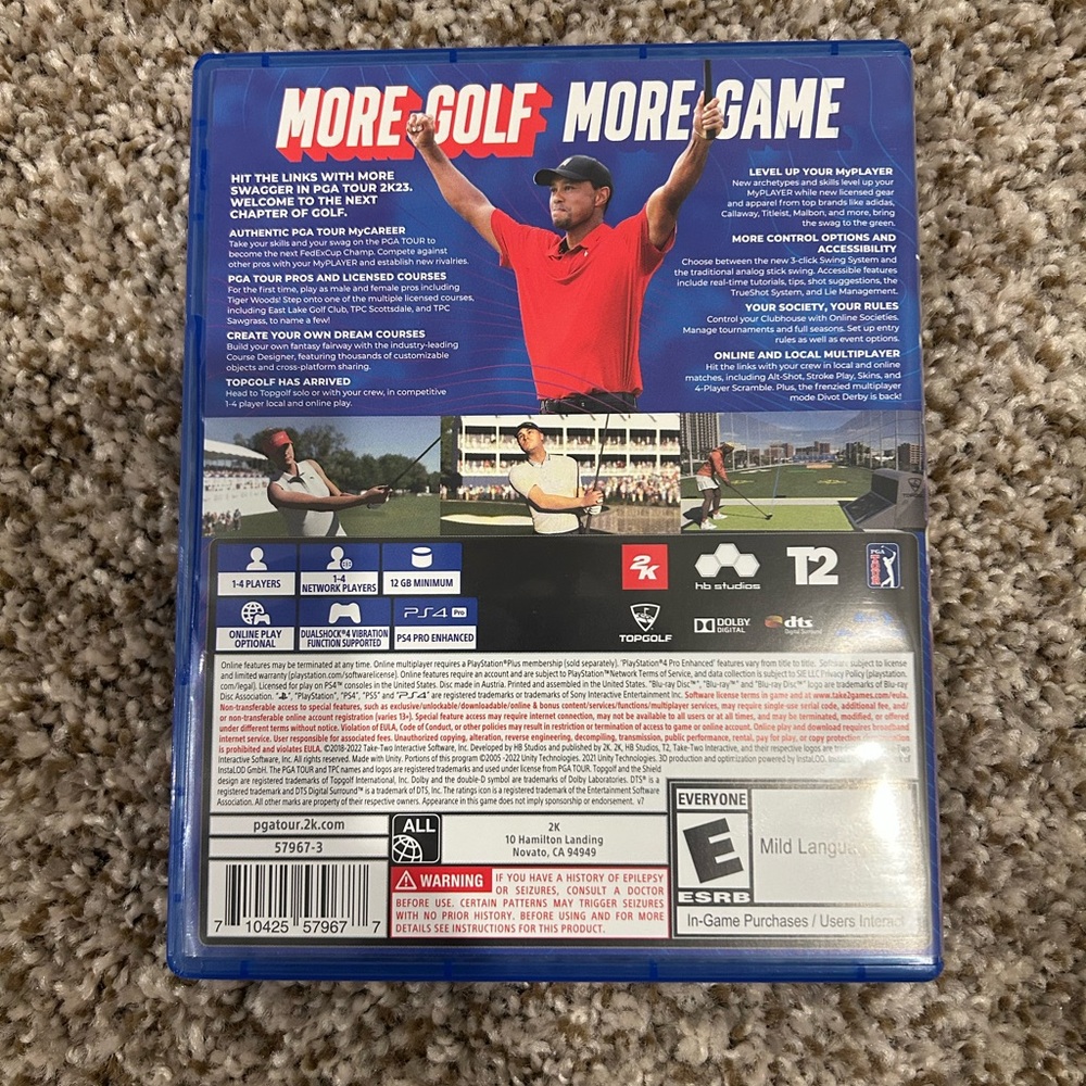 PS4 2K23 PGA Tour Video Game - Picture 2 of 4